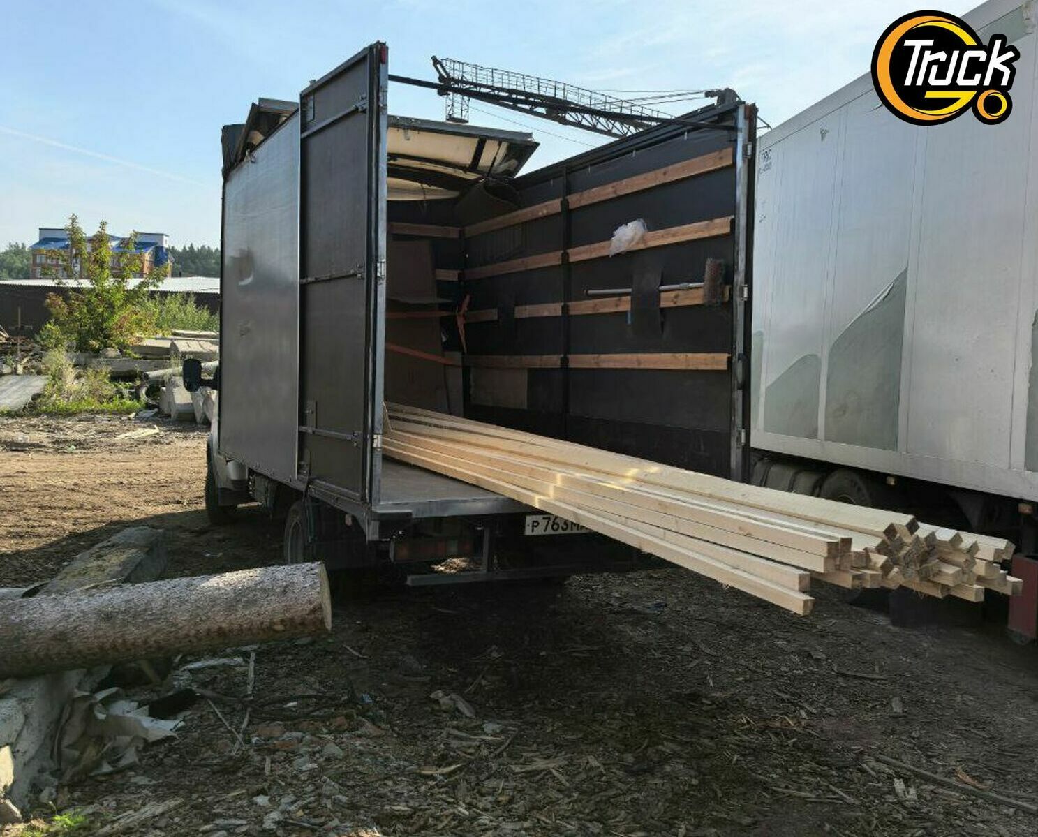 Перевозка досок и брусков на Газелях в Томск