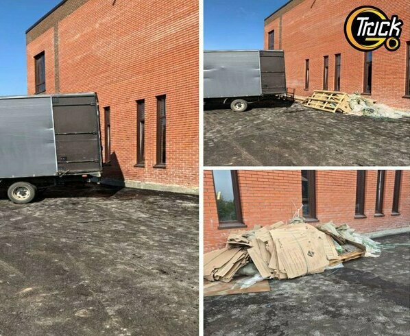 Вывоз строительного мусора на Газели в Томске с производство малого бизнеса — фото обломков до и после
