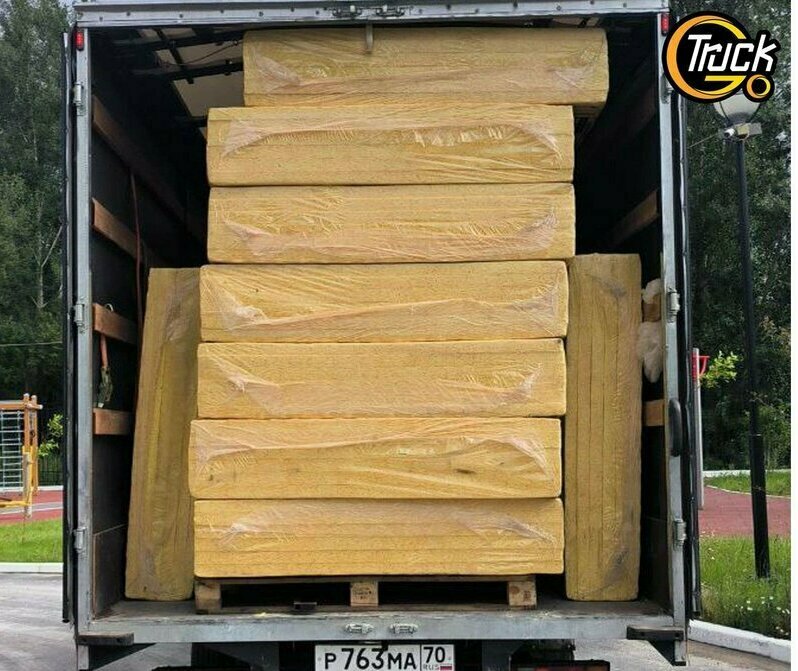 Доставка утеплителя из Томска в Северск — загрузка в Газель